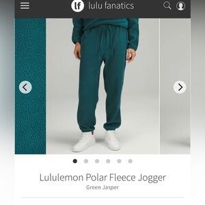 Lululemon fleece pants size men’s small